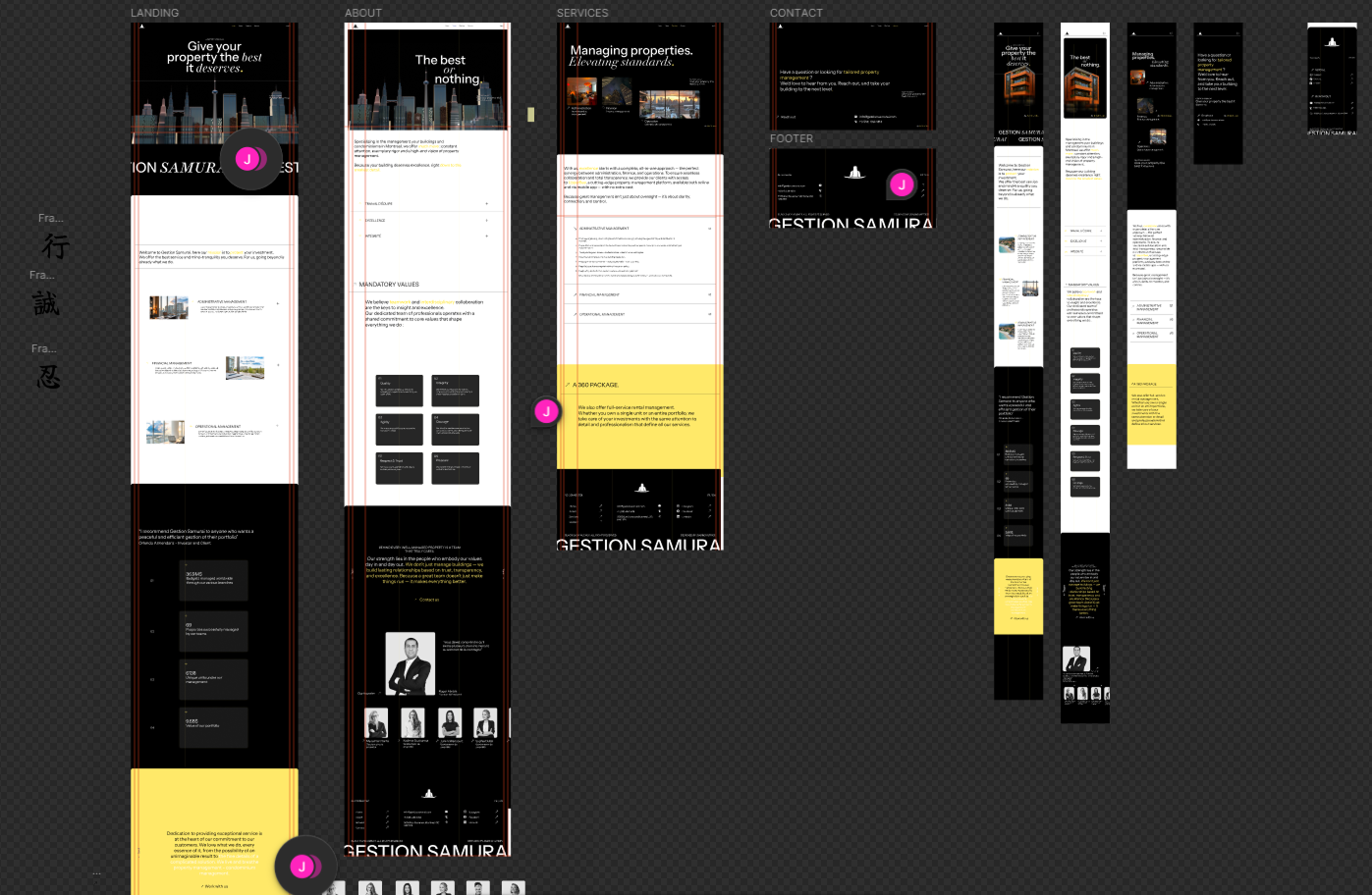 Gestion Samurai — Full design overview
